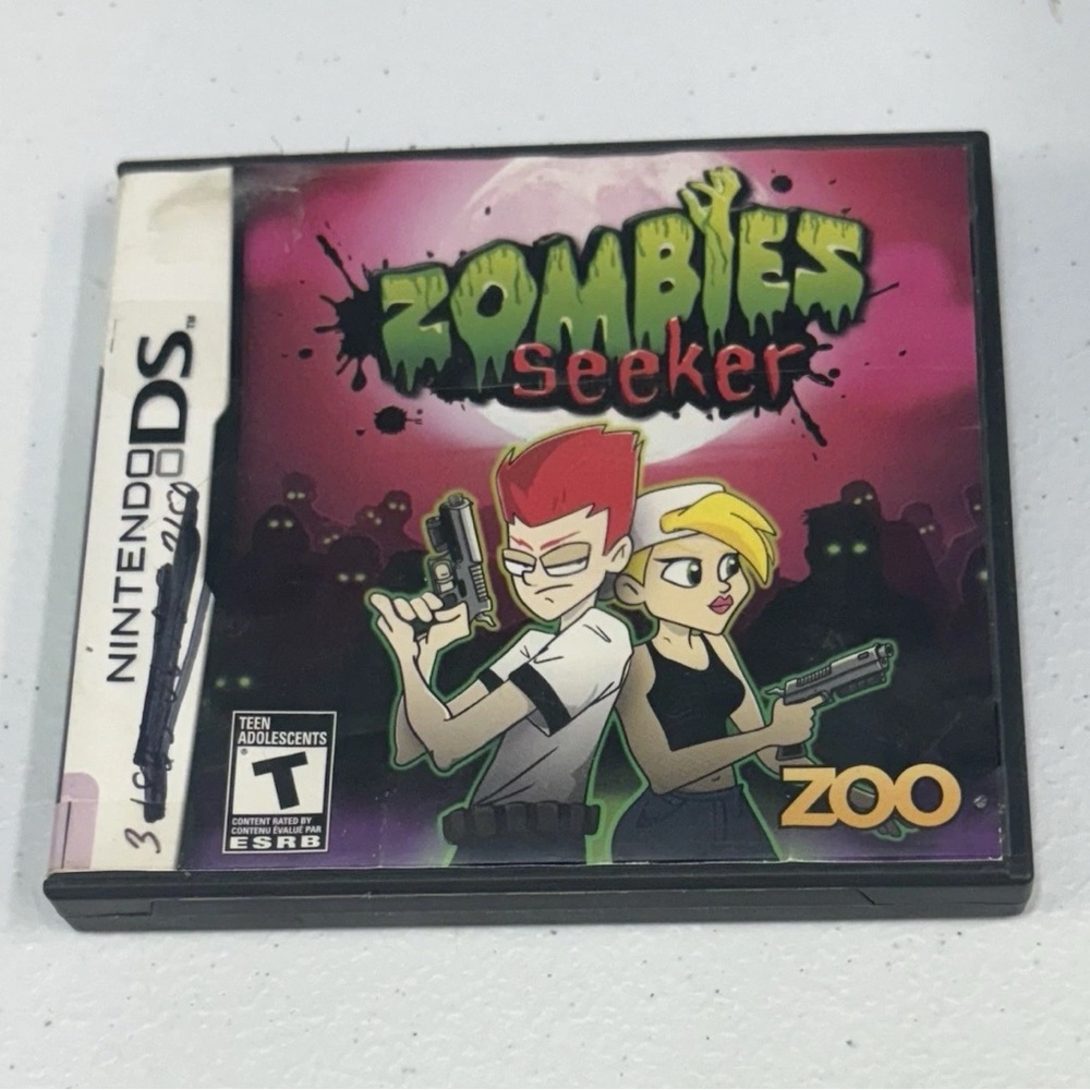 Zombies Seeker (Nintendo DS, 2011) Authentic - Tested & Working